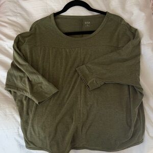 a.n.a Olive Green Women's Top